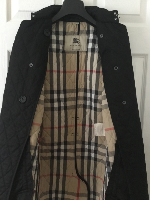Burberry Black Quilted Trench Coat - photo 2
