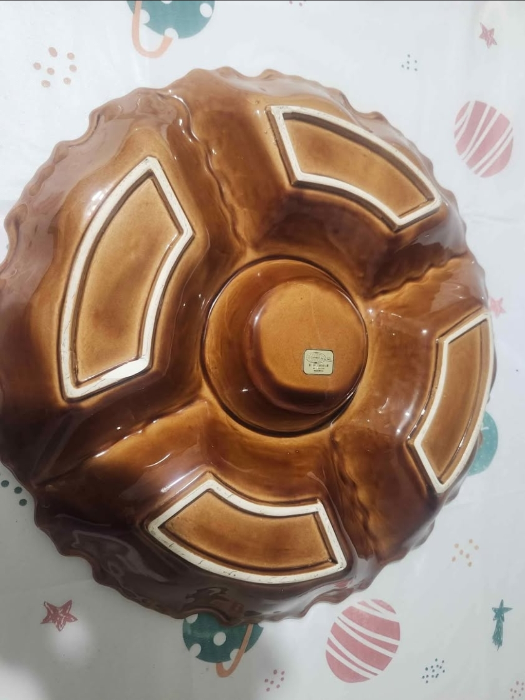 🌼 Unique Vintage Serving Dish - photo 2