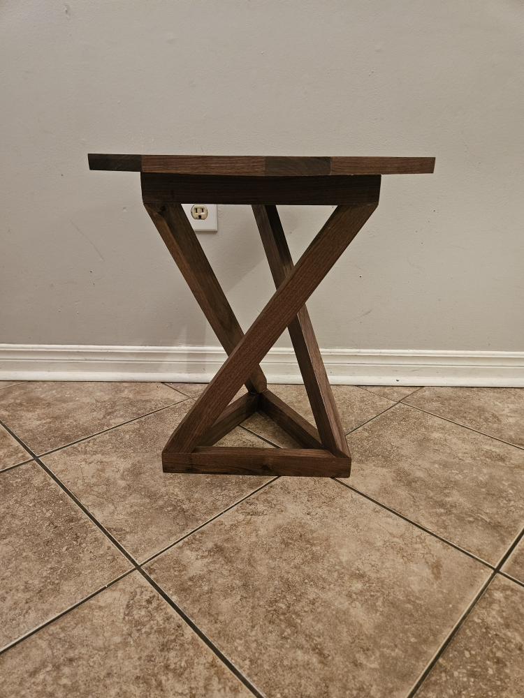 Walnut Accent Table - photo 2