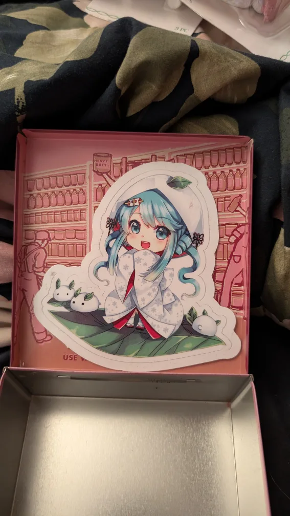 Anime Girl Sticker thumbnail