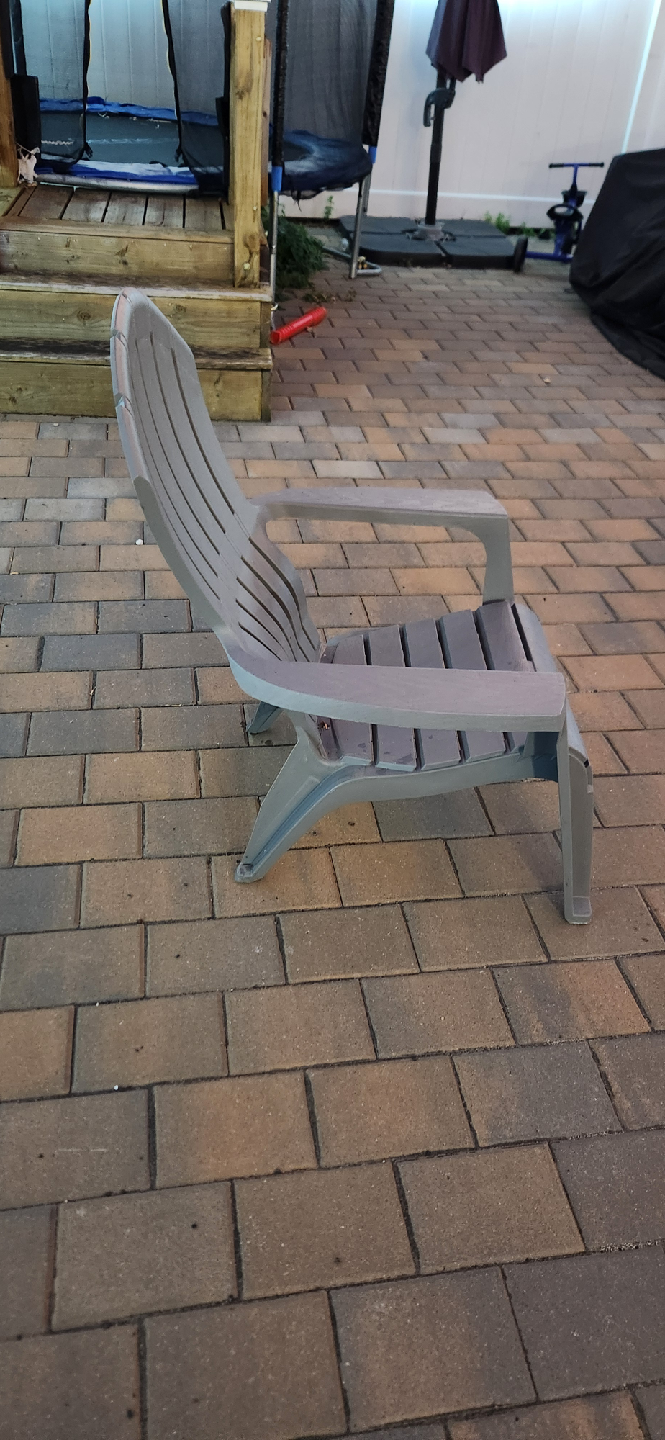 Outdoor Adirondack Chair - Gray
