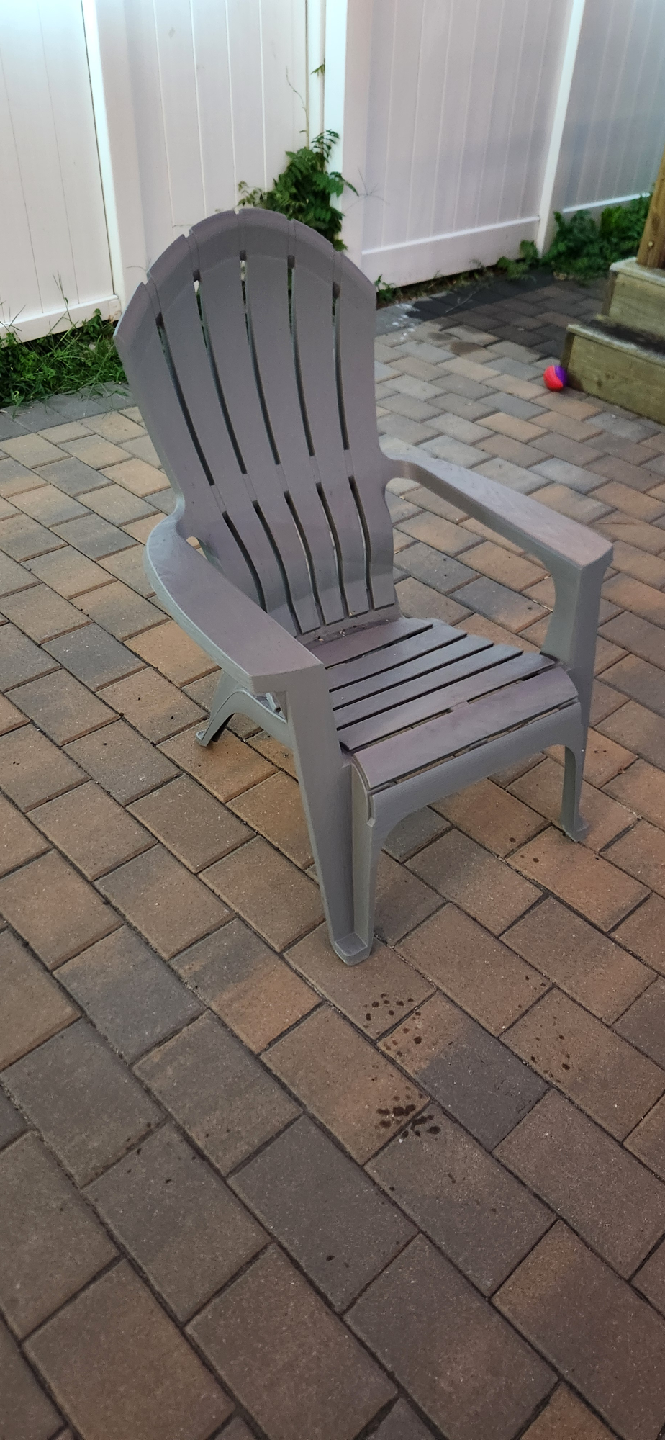 Outdoor Adirondack Chair - Gray - photo 4