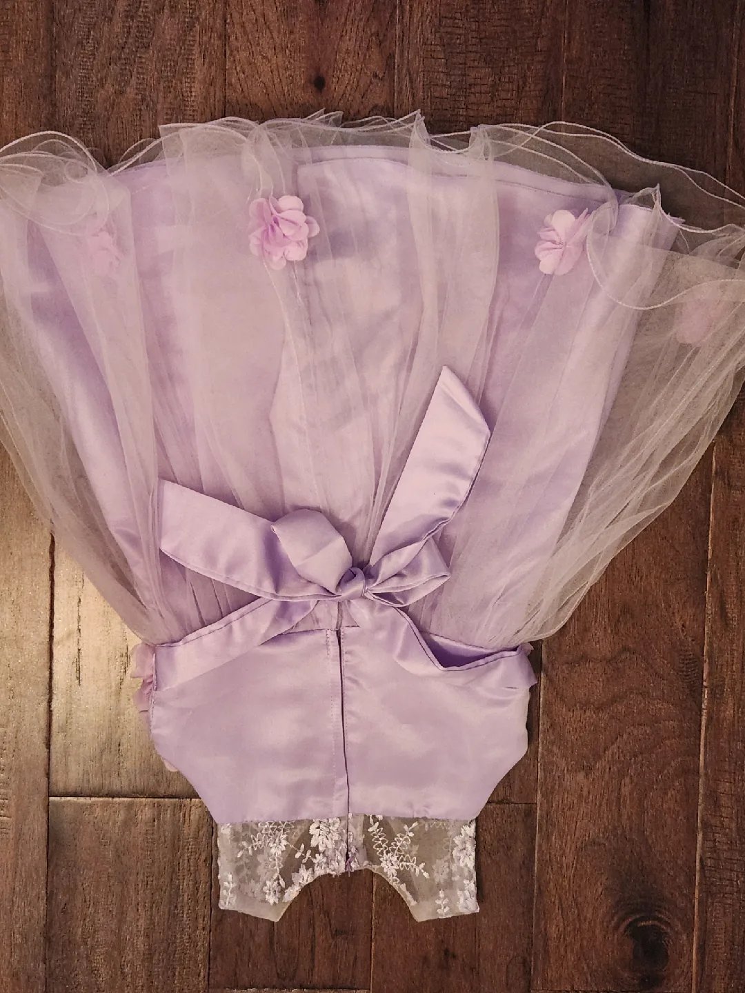 Lilac Flower Girl Dress - Size 3Y image indicator(4)