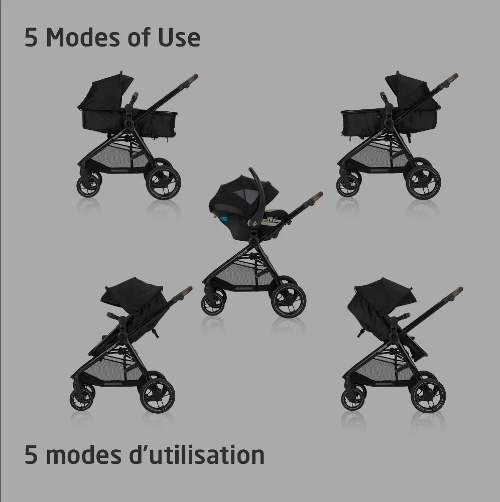 Maxi-Cosi Zelia Luxe 5-in-1 Modular Travel System image indicator(2)