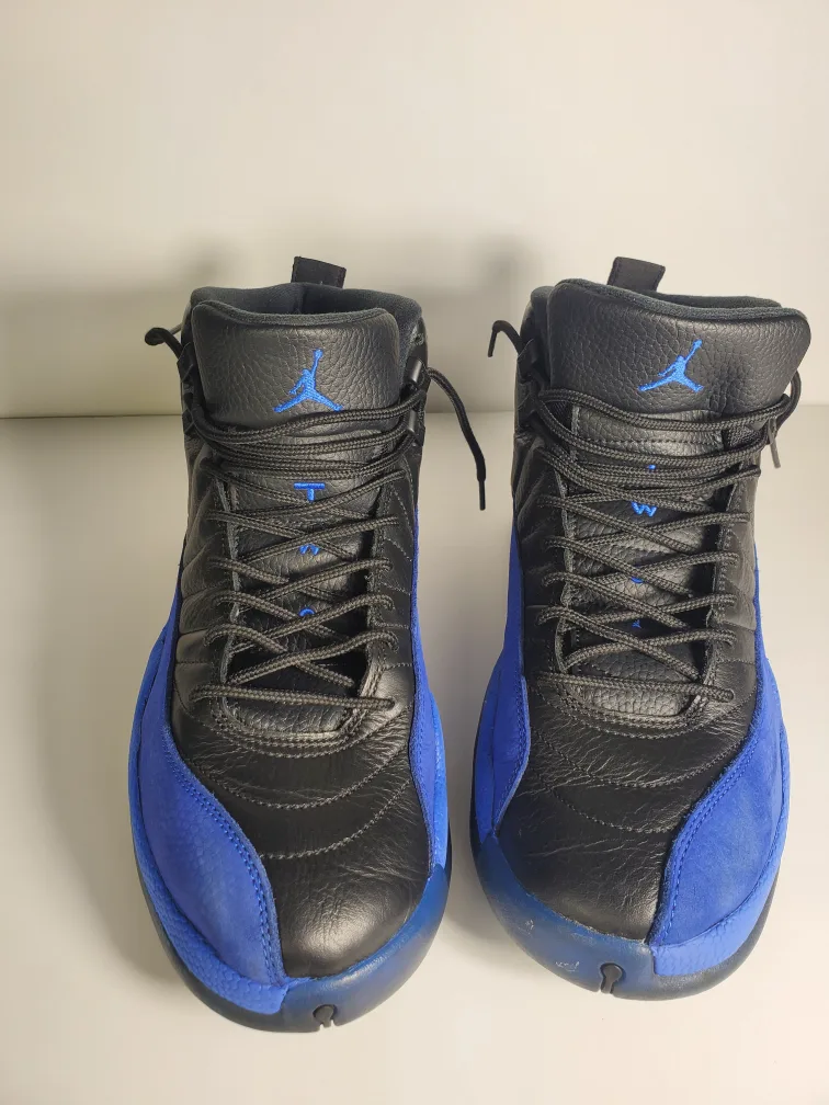 Men’s Jordan 12 Retro Black Game Royal 130690-014 Size 11.5 image indicator(8)