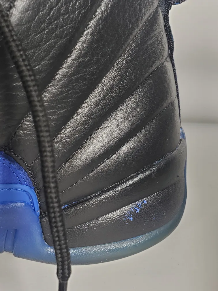 Men’s Jordan 12 Retro Black Game Royal 130690-014 Size 11.5 image indicator(9)