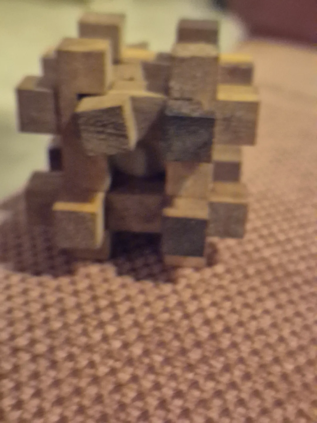 Wooden Burr Puzzles Set w/ Box image indicator(2)