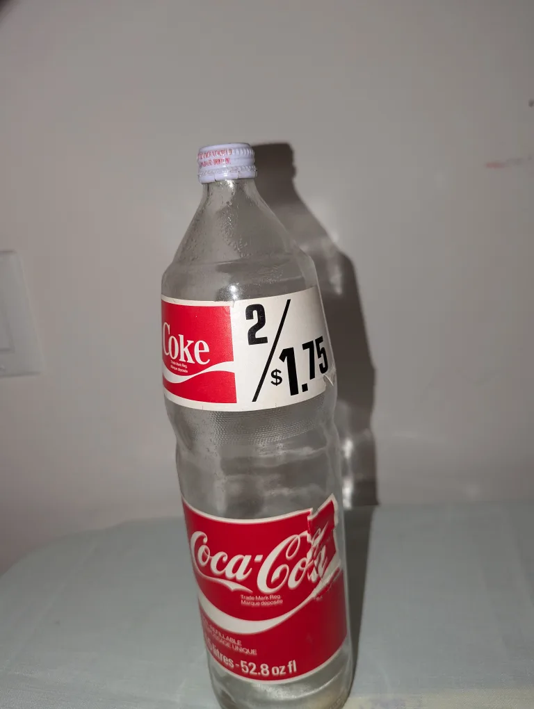 Coca Cola 1970s non Refillable 1.5 Litre Glass Bottle image indicator(4)