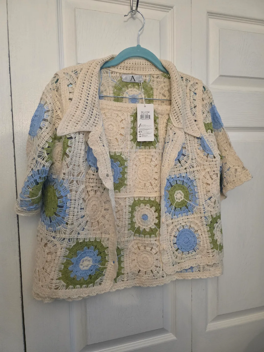 Crochet Knit Skirt and Jacket Set thumbnail