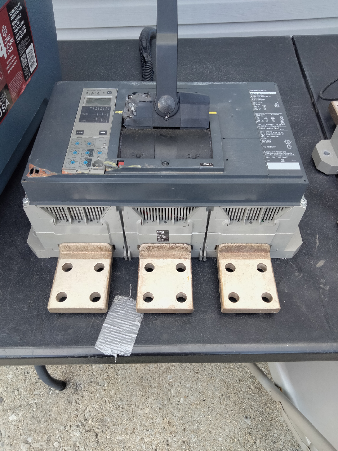 ASCO 911 Transfer Control Switch & Powerpact Circuit Breaker