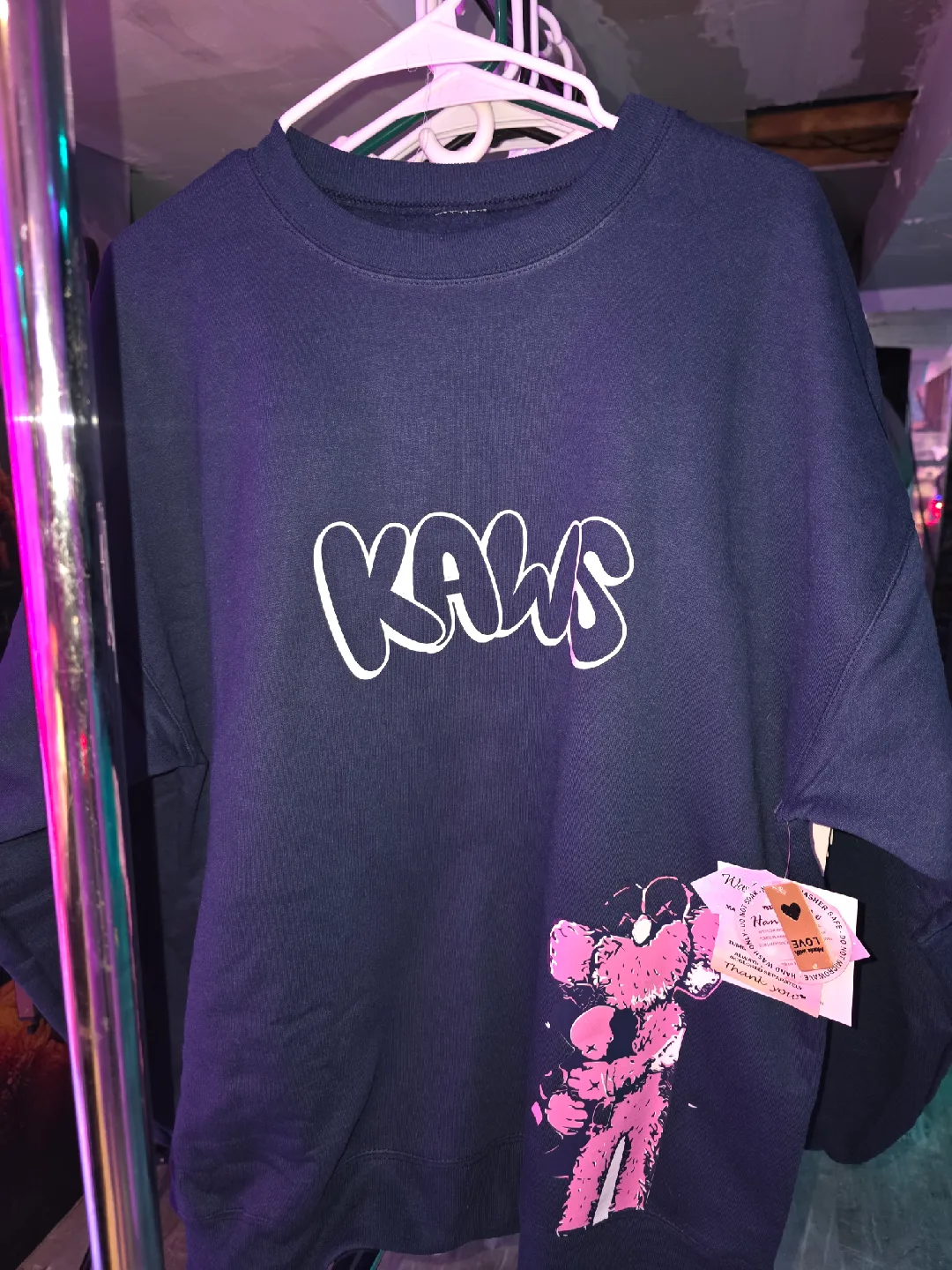 KAWS Crewneck Sweatshirt & Graphic Tee thumbnail