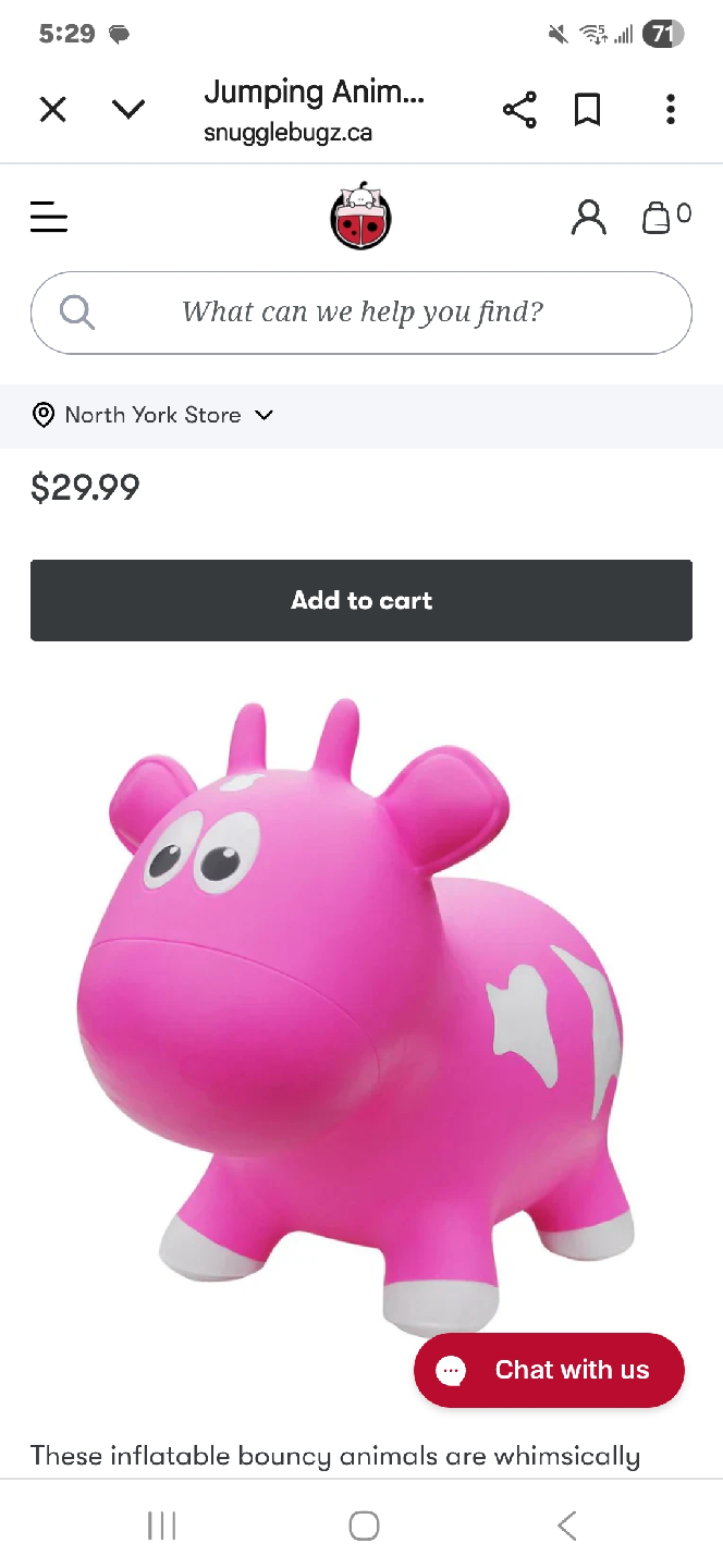 Pink Inflatable Bouncy Cow - photo 5