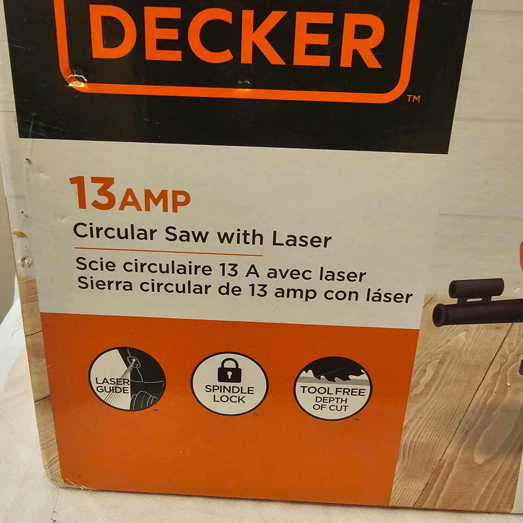 Black + Decker 13AMP Circular Saw with Laser image indicator(2)