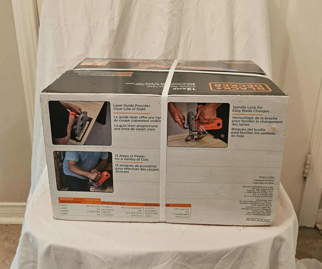 Black + Decker 13AMP Circular Saw with Laser image indicator(5)