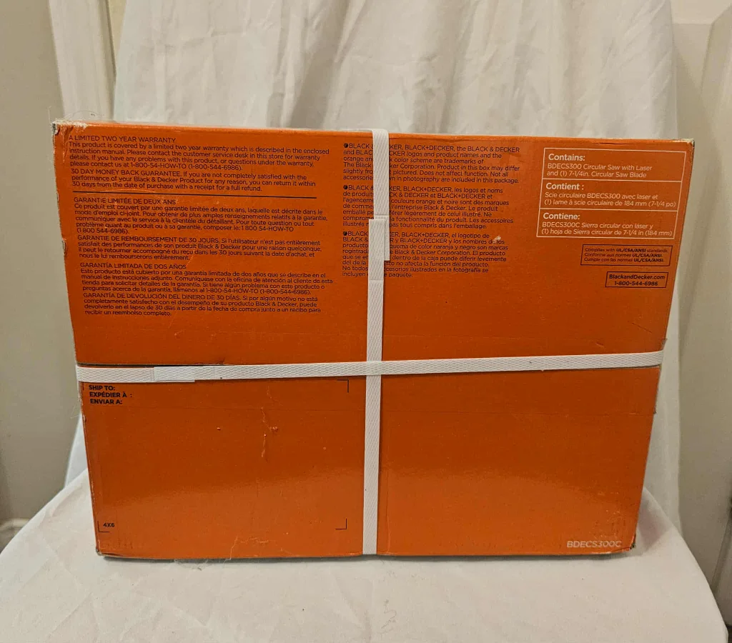 Black + Decker 13AMP Circular Saw with Laser image indicator(7)