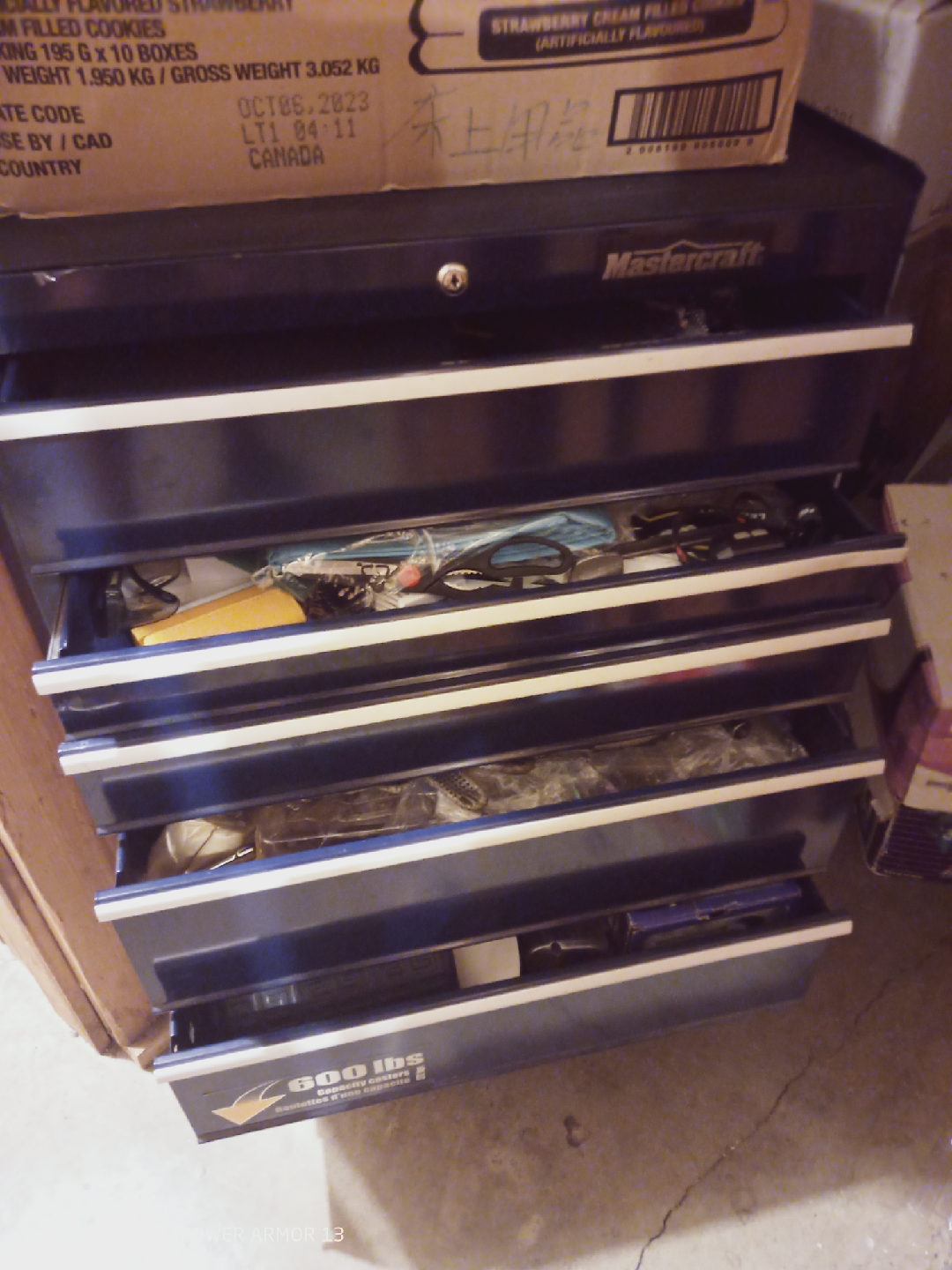Mastercraft 5-Drawer Tool Cabinet - 600lbs Capacity - photo 2