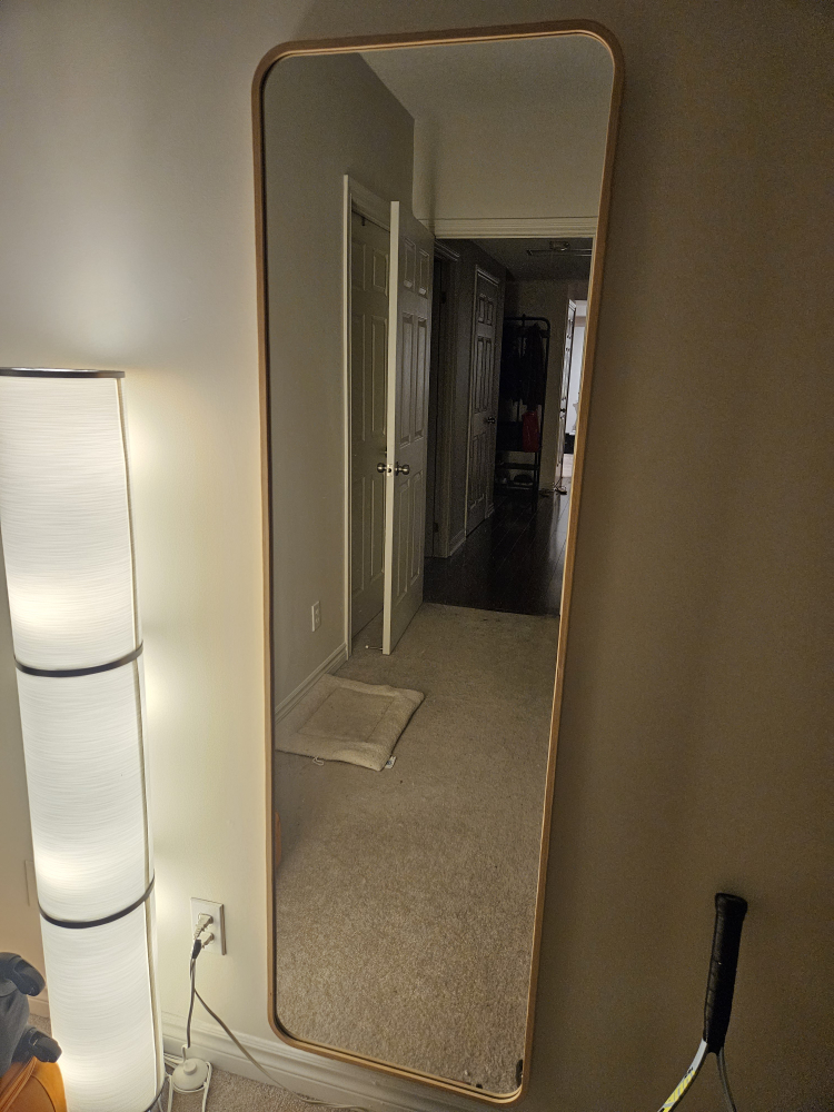IKEA IKORNNES Full Length Mirror with Rounded Corners - photo 2