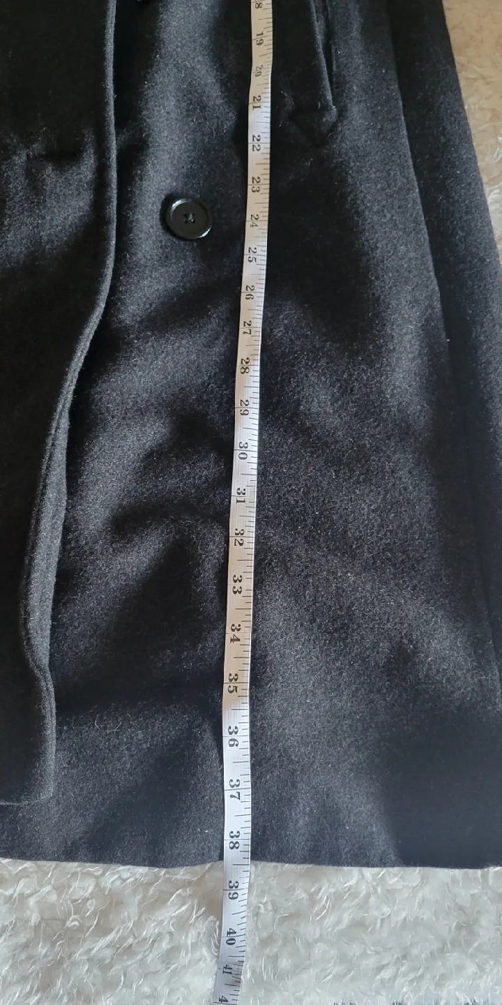Jacob Grey Wool Coat - Size S image indicator(8)