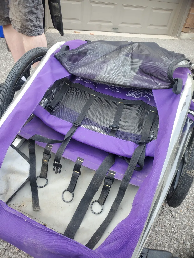 Chariot Purple Bike Trailer thumbnail