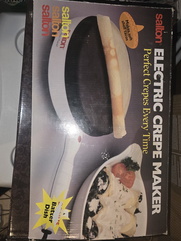 Salton Electric Crepe Maker