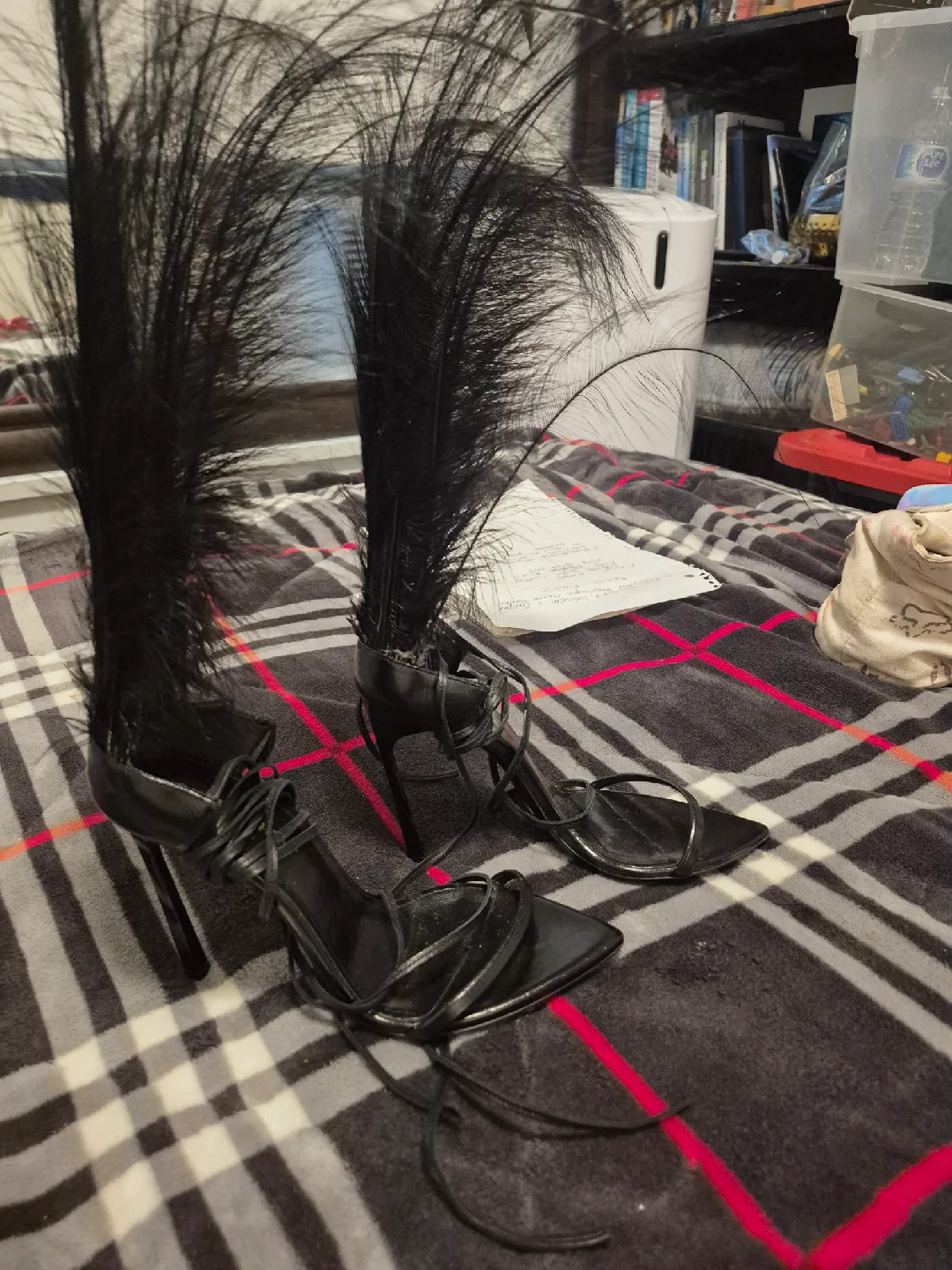 Saint Laurent Paris Feather Heels - Size 36 image indicator(2)