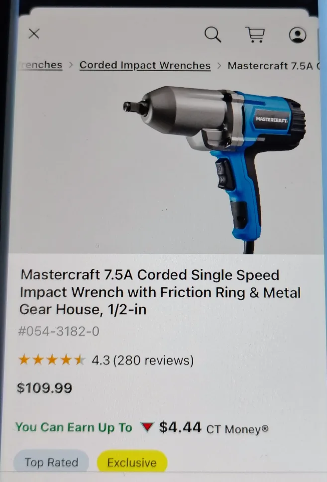 Mastercraft Impact Wrench image indicator(3)