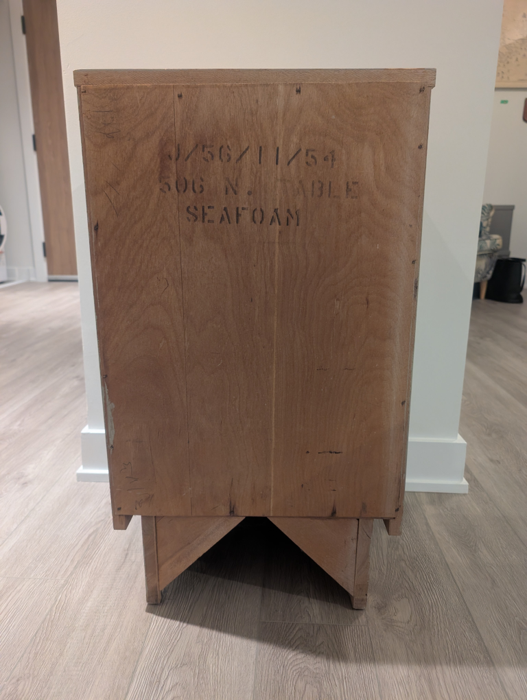 Vintage 1940s Victorville Furniture Nightstand - photo 4