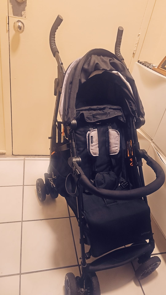 Summer Infant 3D tote CS- Convenience Stroller - Black