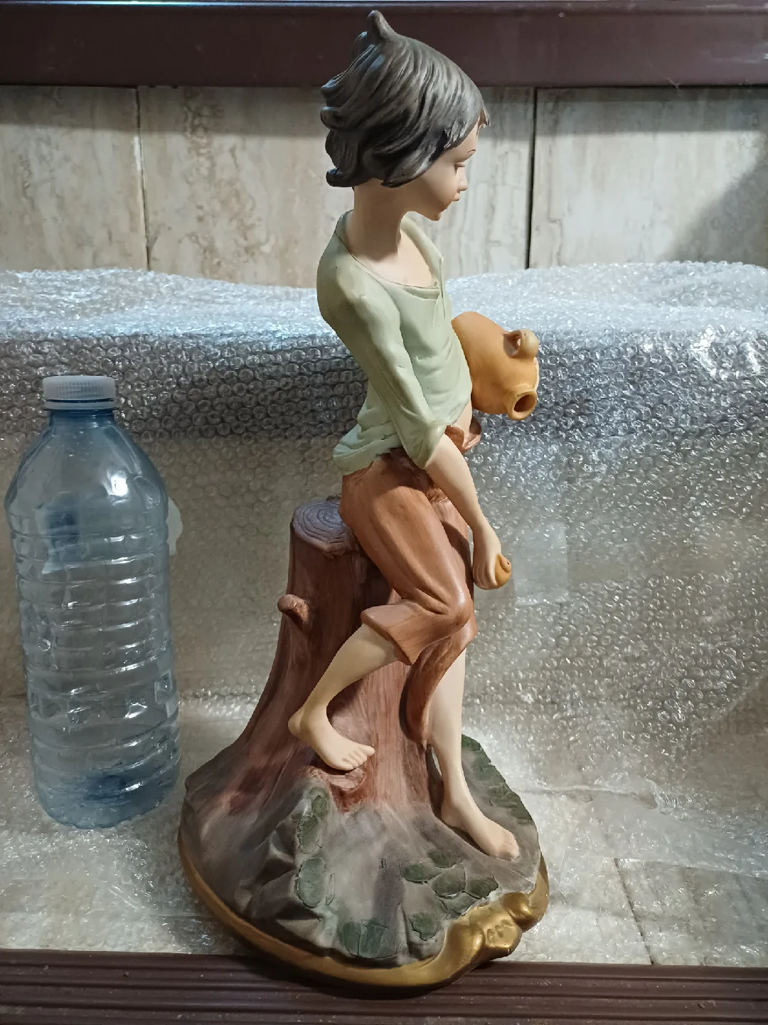 Vintage Capodimonte porcelain Figurine Boy Water Jug 🥕 image indicator(6)