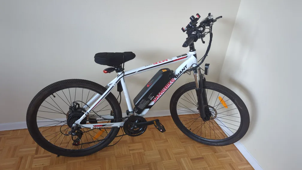 SAMEBIKE Electric Mountain Bike - White image indicator(3)