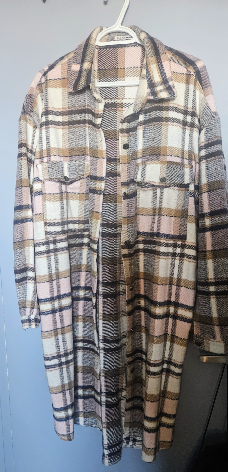 Fashion Nova Plaid Shacket - Size Large - photo 3