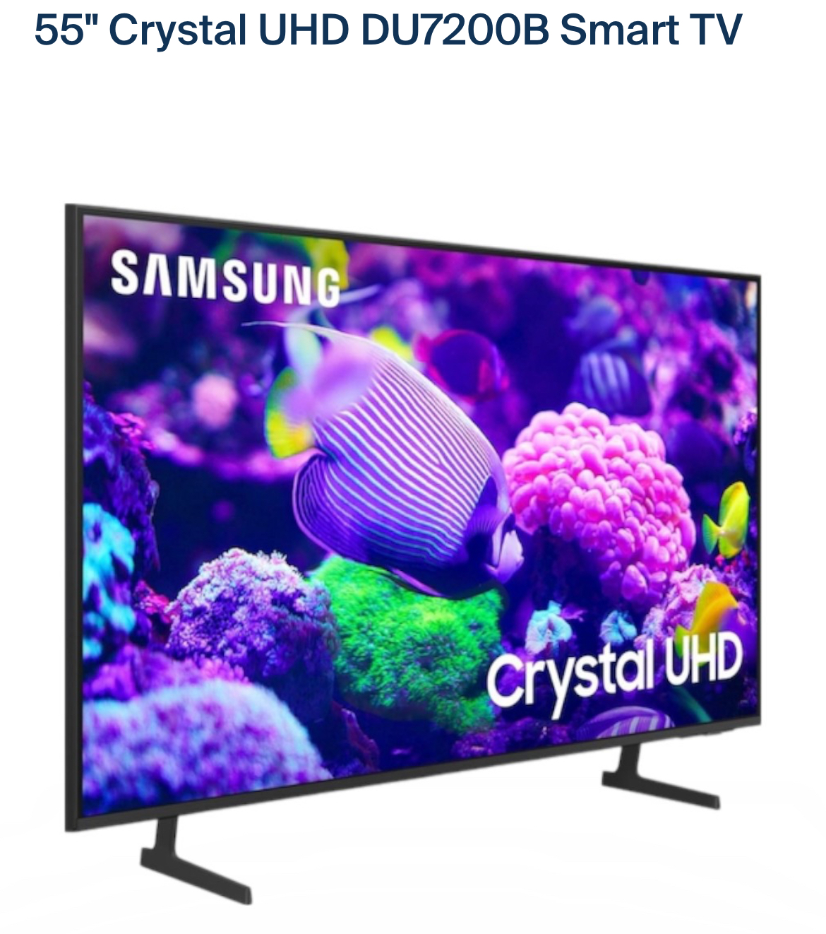Samsung 55" Crystal UHD DU7200B Smart TV - photo 2