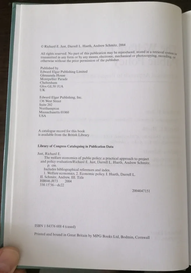 The Welfare Economics of Public Policy Book image indicator(2)