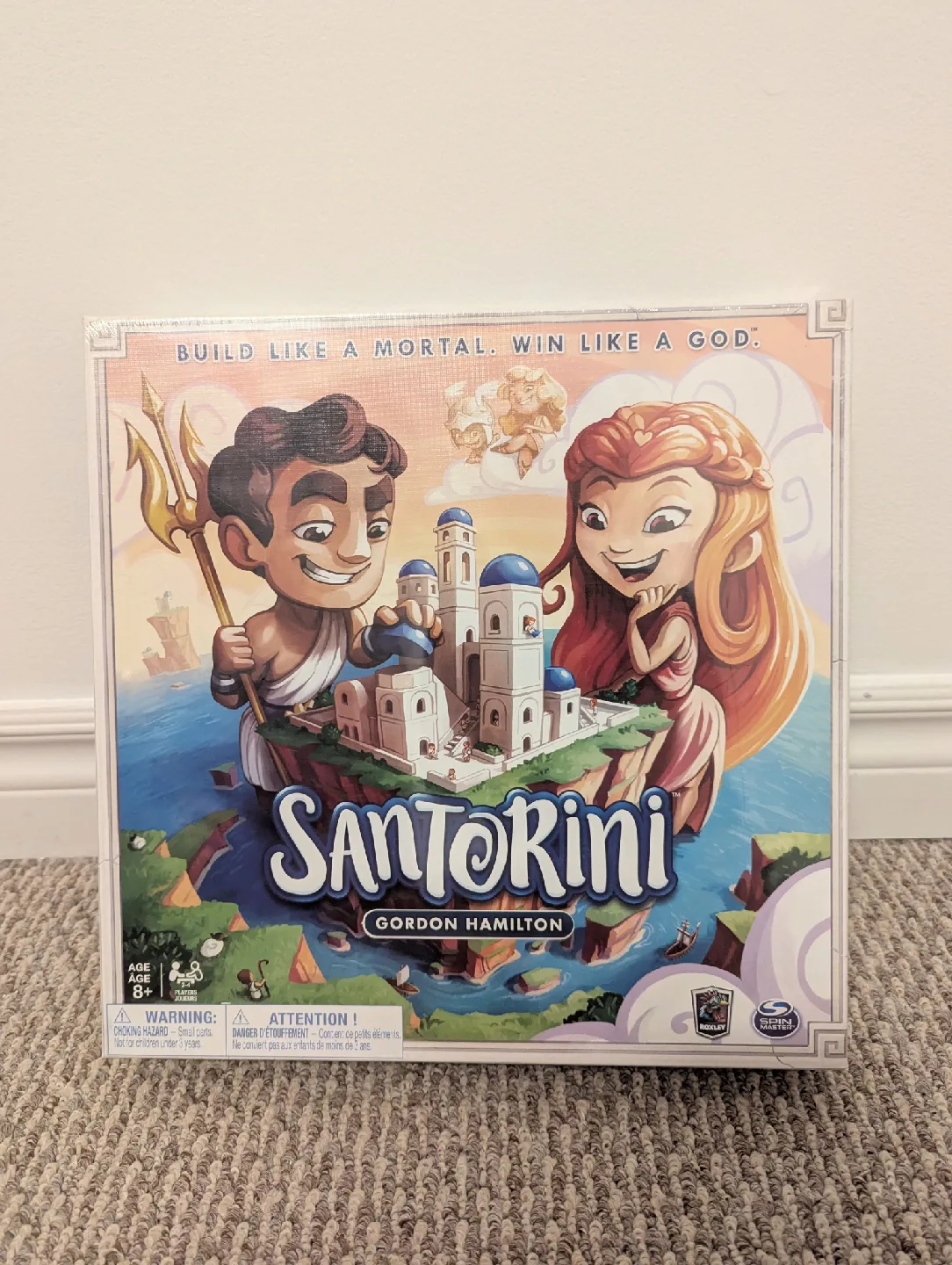 Santorini board game thumbnail
