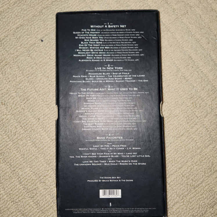 The Doors 4 CD Box Set - photo 2