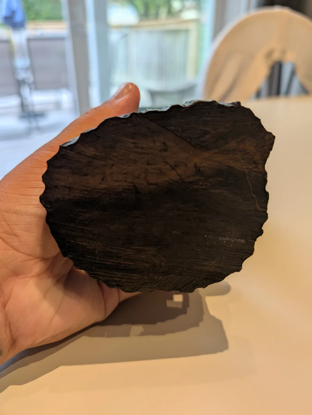 Hand Carved Giraffe Family Wood Sculpture image indicator(4)