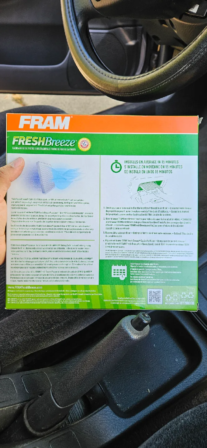 FRAM Fresh Breeze Cabin Air Filter - Honda CF10135 image indicator(2)