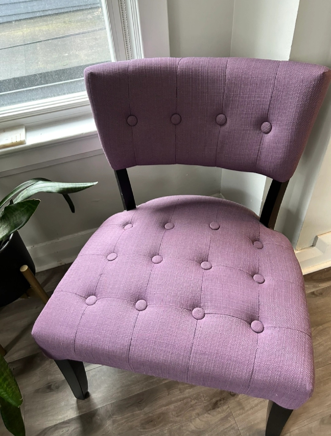 Purple Accent Chair