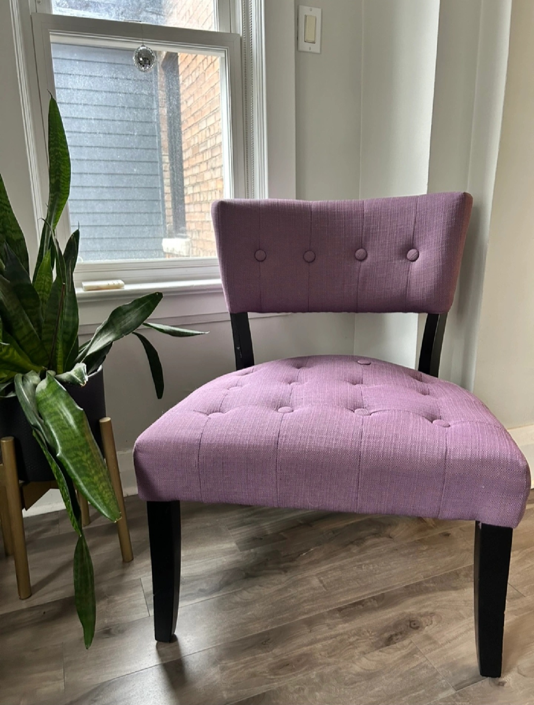 Purple Accent Chair - photo 2