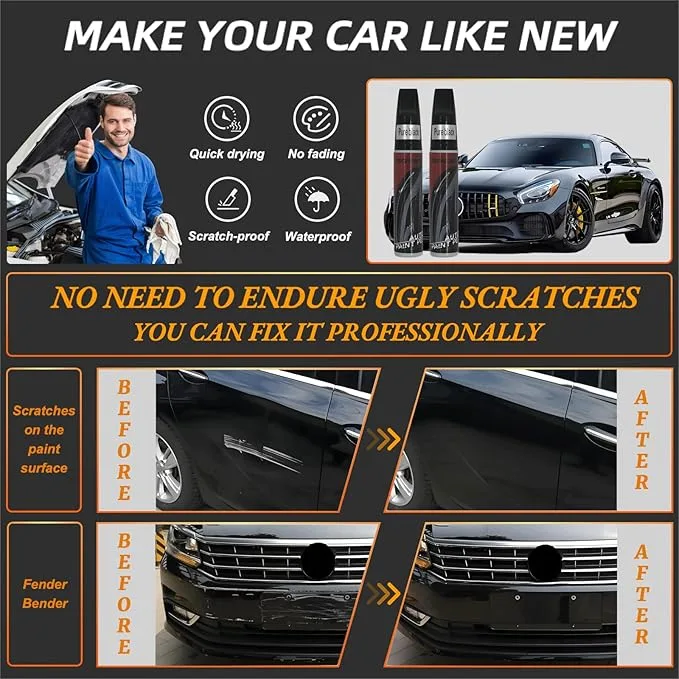Car Scratch Repair Pen - Pure Black image indicator(2)