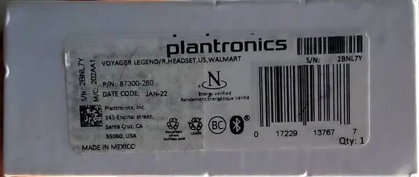 Plantronics Voyager Legend Bluetooth Headset (Brand New) image indicator(6)