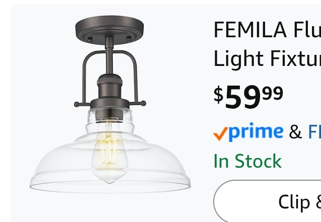 FEMILA Flush Mount Ceiling Light Fixture 🥕 - photo 3