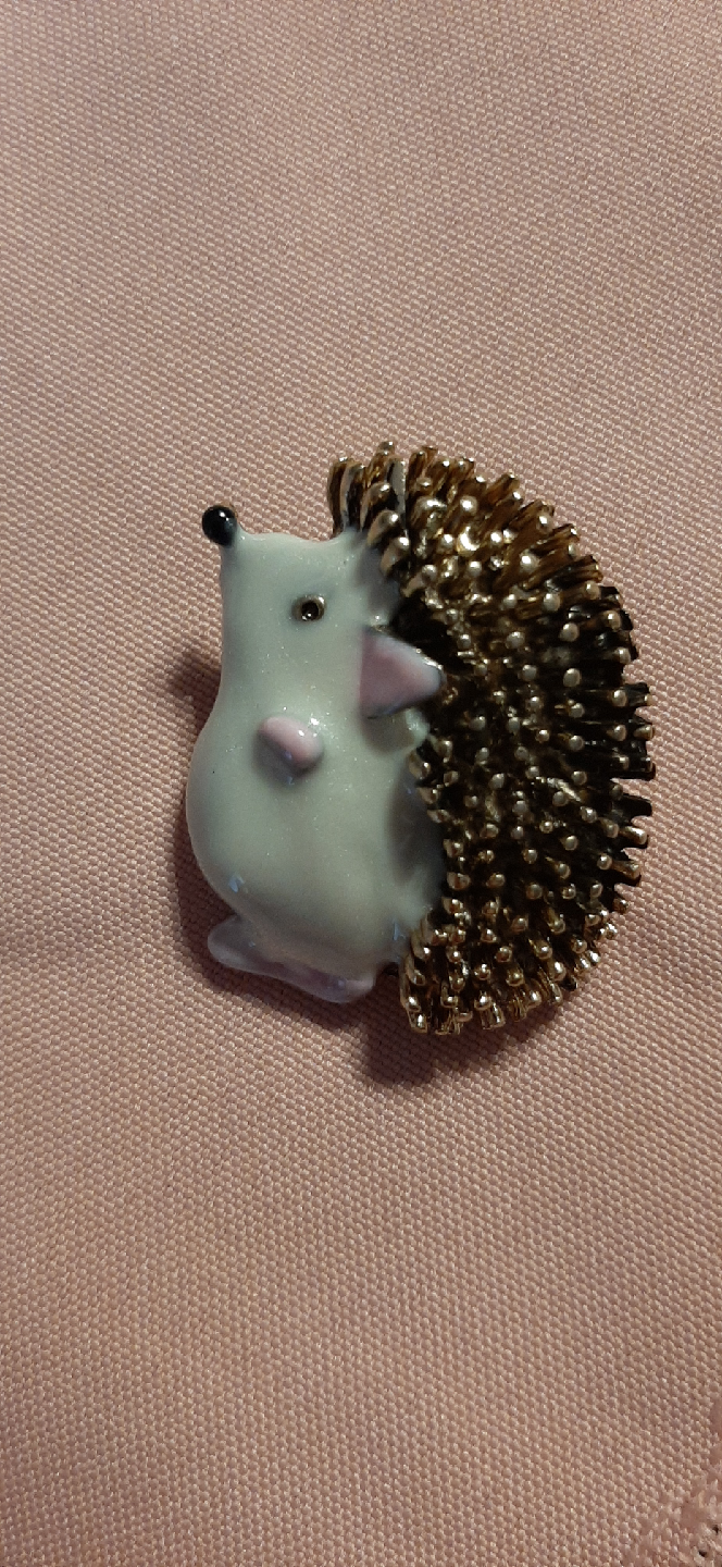 Hedgehog Pin Brooch