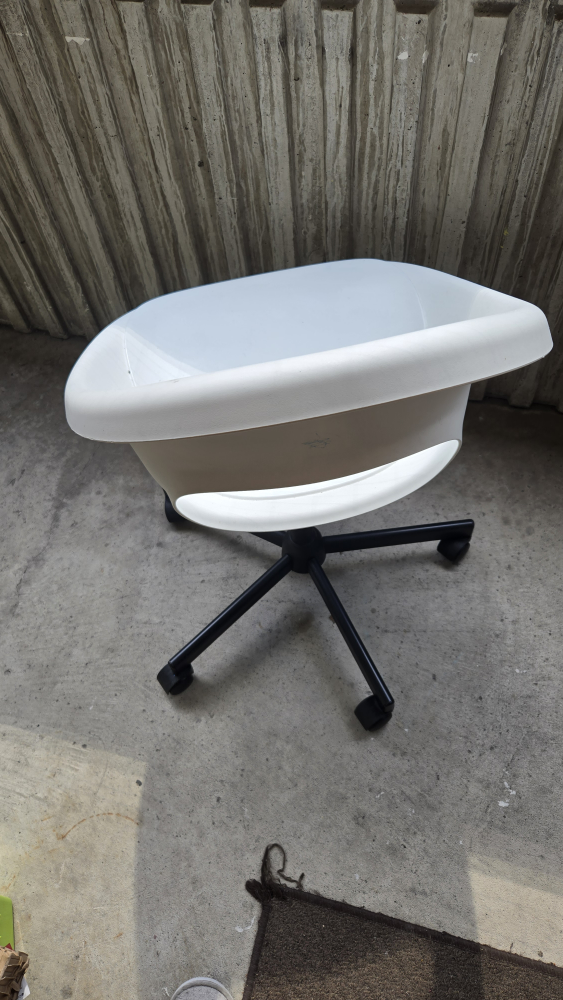 White Swivel ikea Desk Chair - photo 5