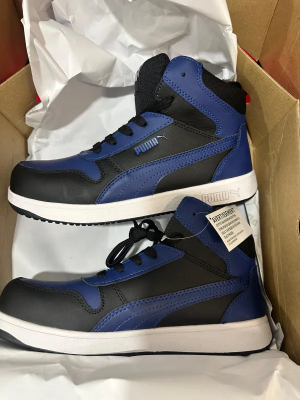 Puma Rebound Layup SL High-Top Sneakers - Blue/Black image indicator(4)