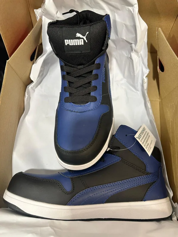 Puma Rebound Layup SL High-Top Sneakers - Blue/Black image indicator(5)