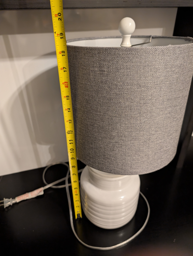 Grey Table Lamp - photo 3