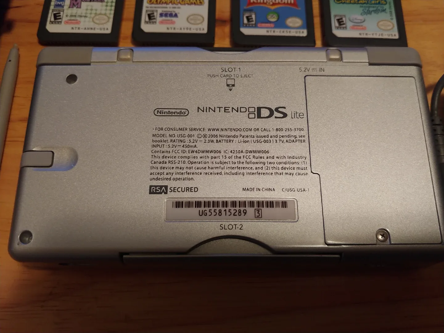 Nintendo DS Lite with Games, Charger & Case image indicator(4)