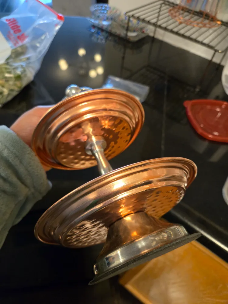 Copper Two-Tier Serving Stand🥕 image indicator(4)
