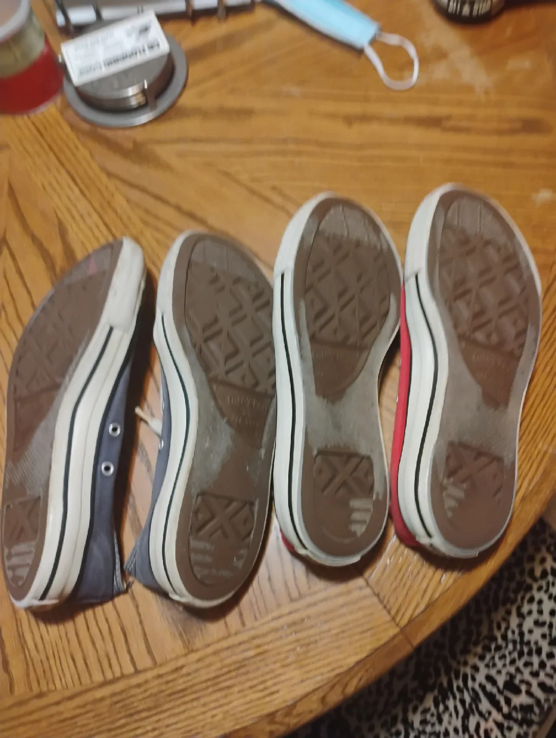 Two pairs of Converse sneakers vintage Red♥️/, Blue 💙 image indicator(2)